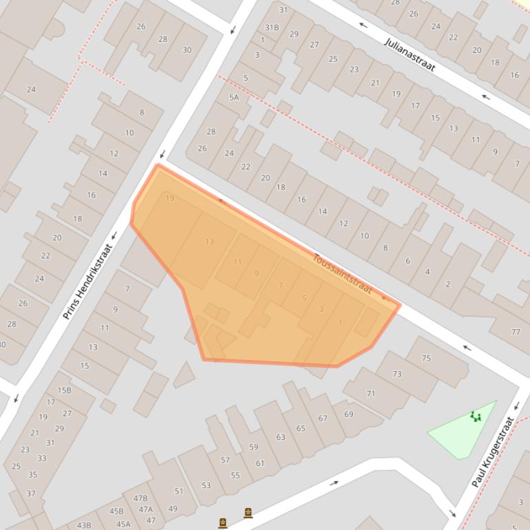 Kaart van postcodegebied 1814EG.