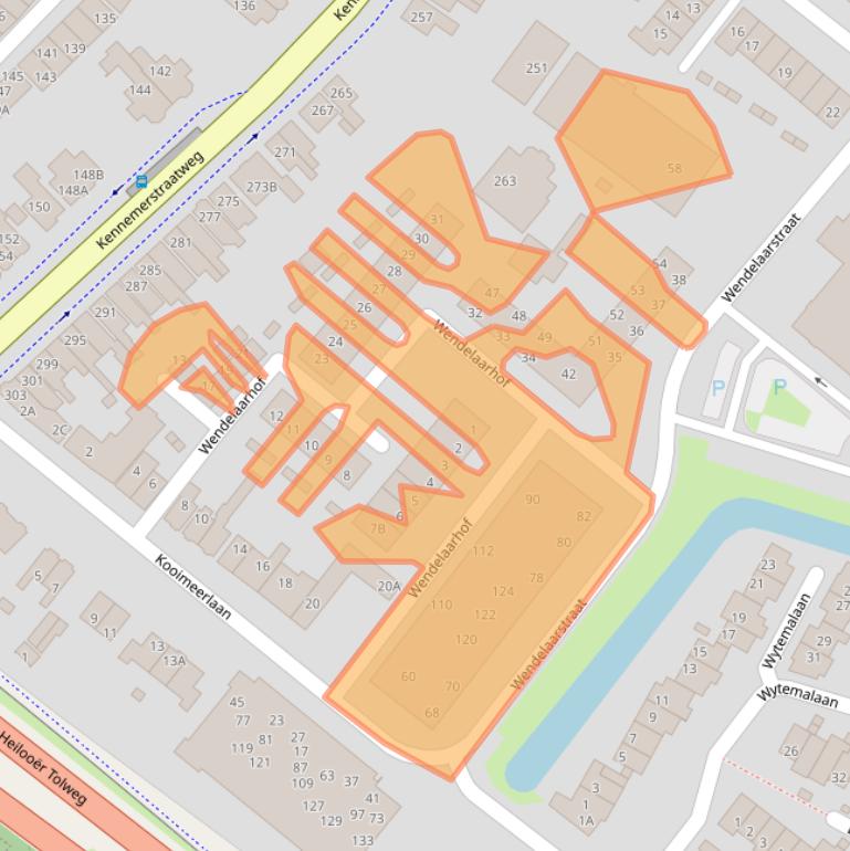 Kaart van postcodegebied 1814GS.