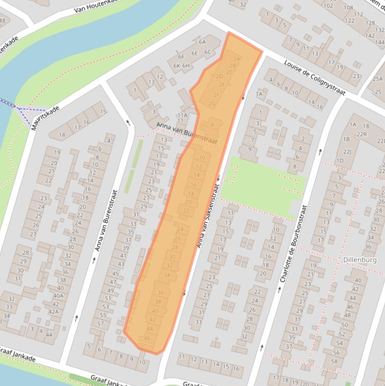 Kaart van postcodegebied 1814JH.