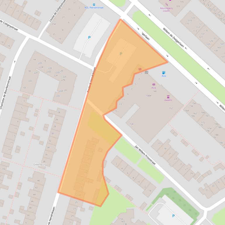 Kaart van postcodegebied 1814JM.