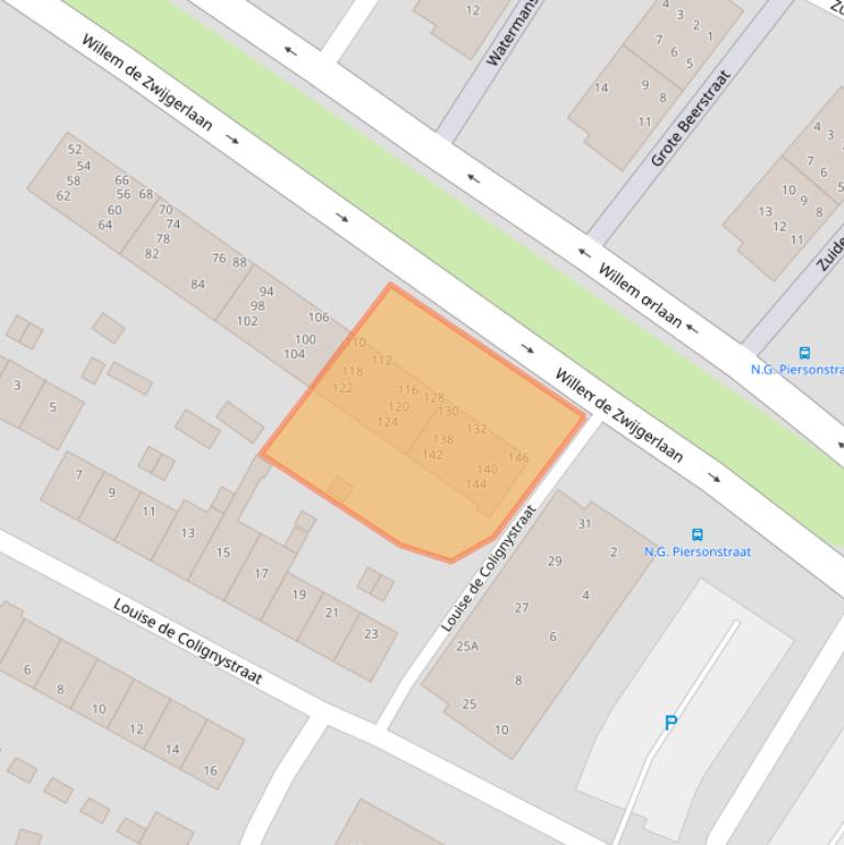 Kaart van postcodegebied 1814KG.