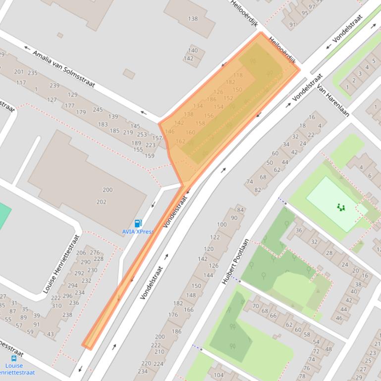 Kaart van postcodegebied 1814MA.