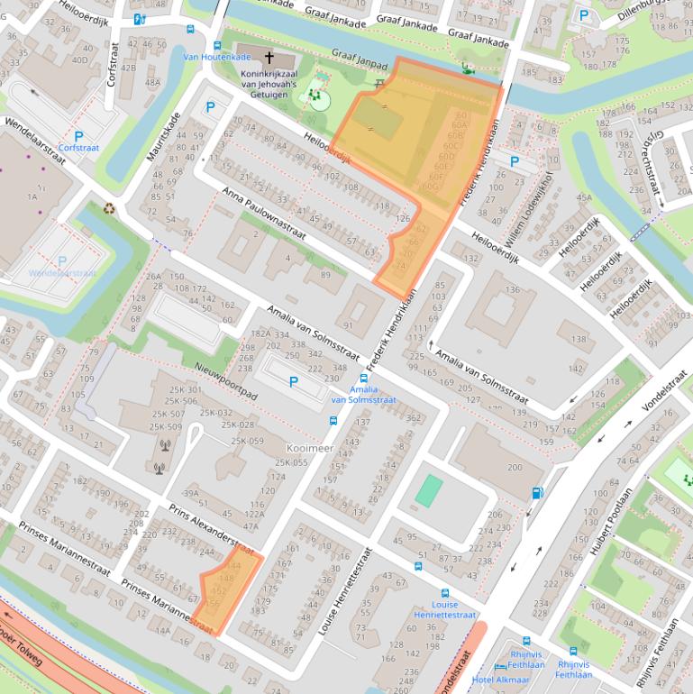 Kaart van postcodegebied 1814NC.