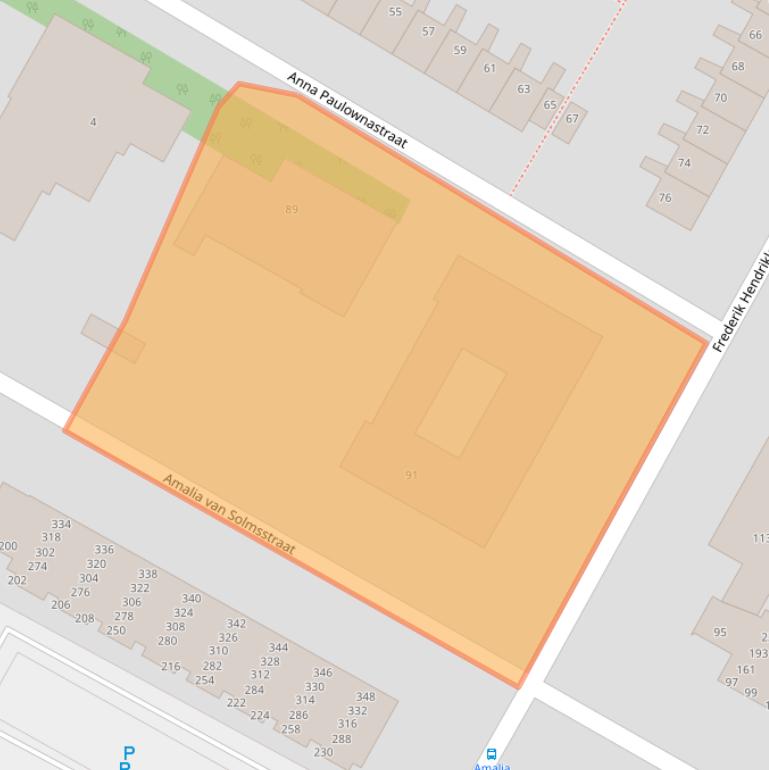 Kaart van postcodegebied 1814NE.