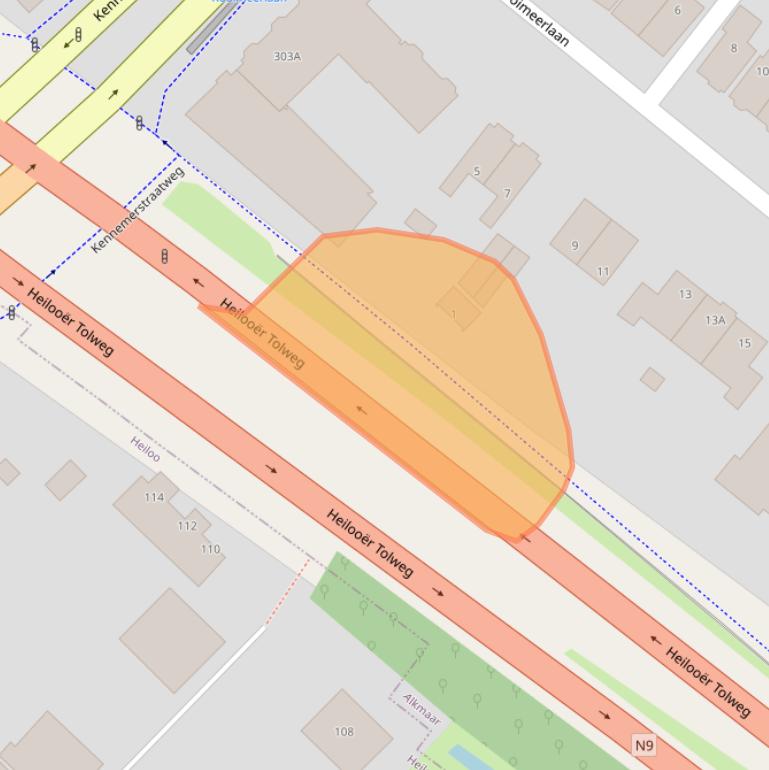 Kaart van postcodegebied 1814XE.