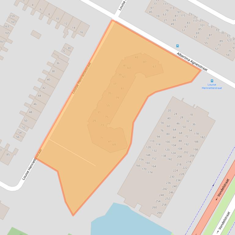 Kaart van postcodegebied 1814XM.