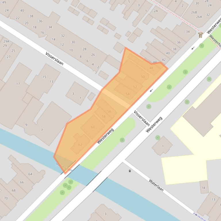 Kaart van postcodegebied 1815DG.