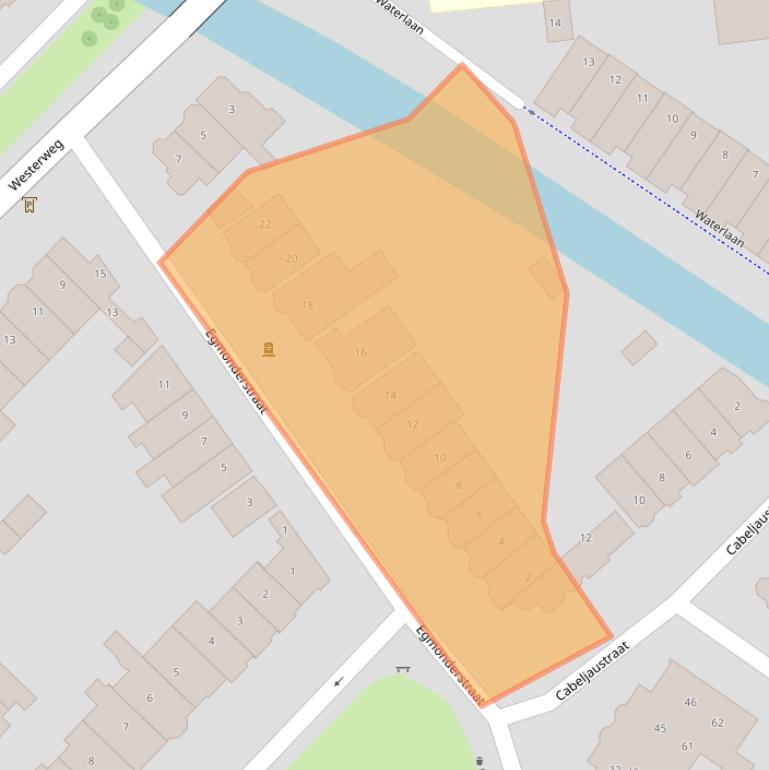 Kaart van postcodegebied 1815DM.