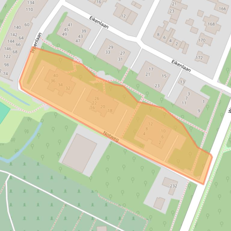 Kaart van postcodegebied 1815EM.