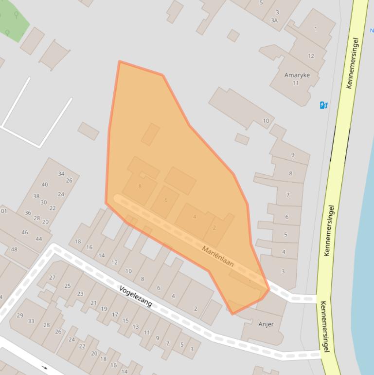 Kaart van postcodegebied 1815GR.