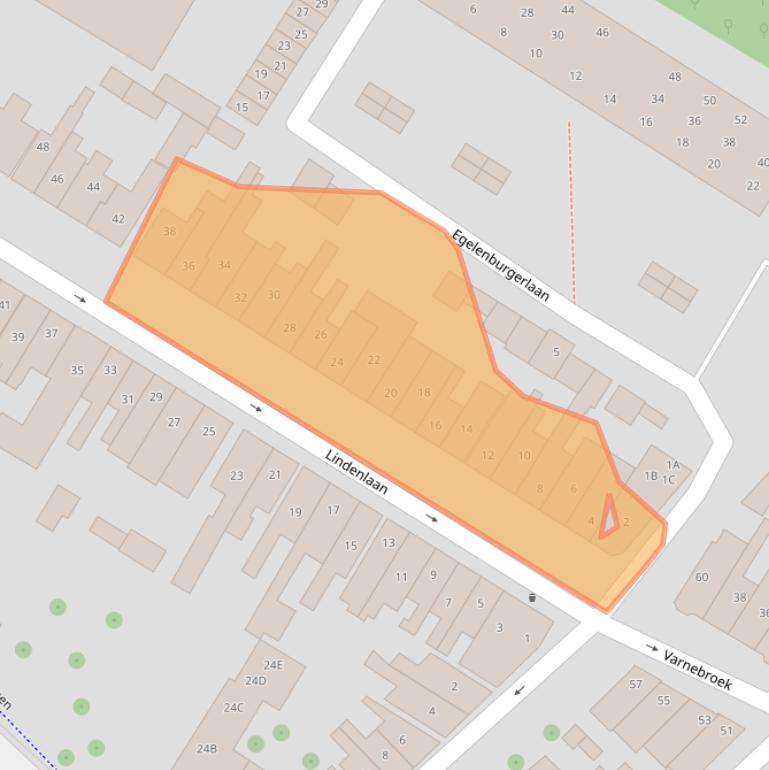 Kaart van postcodegebied 1815HG.