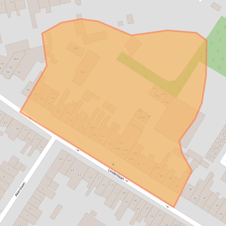 Kaart van postcodegebied 1815HH.