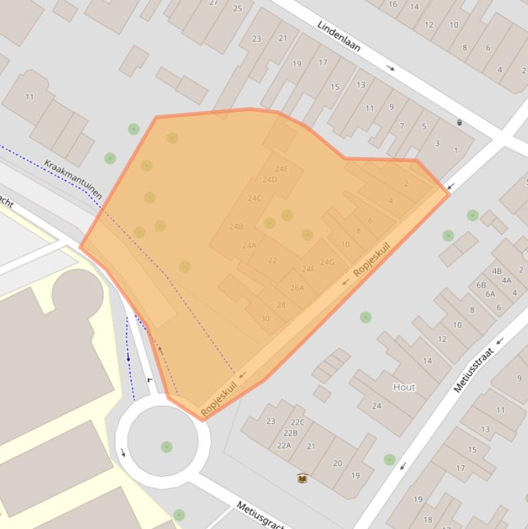 Kaart van postcodegebied 1815HM.