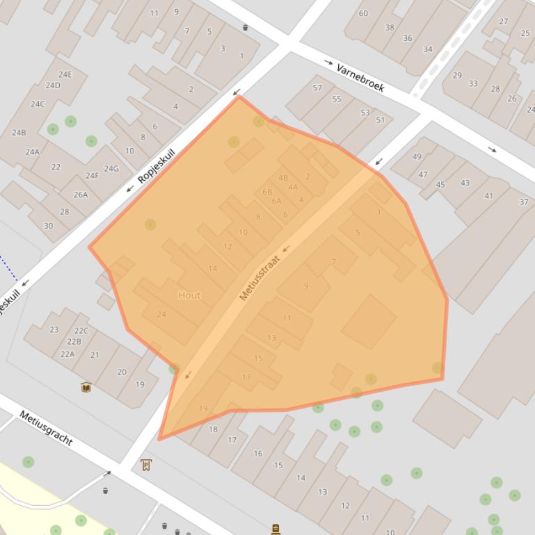 Kaart van postcodegebied 1815HN.