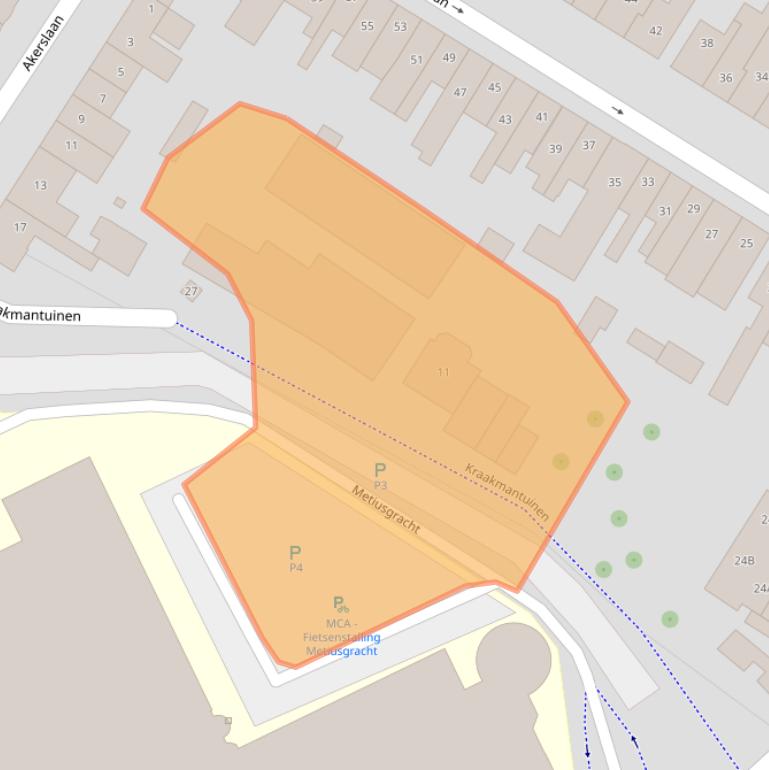 Kaart van postcodegebied 1815HR.