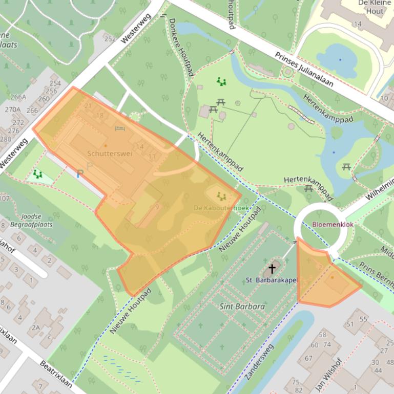 Kaart van postcodegebied 1815JG.