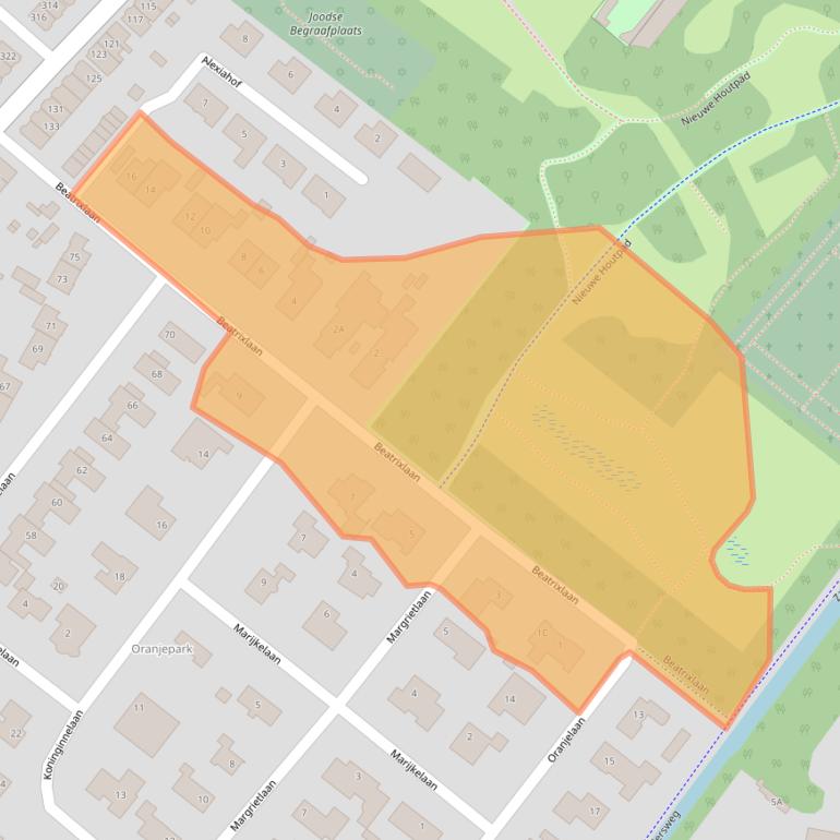 Kaart van postcodegebied 1815JN.