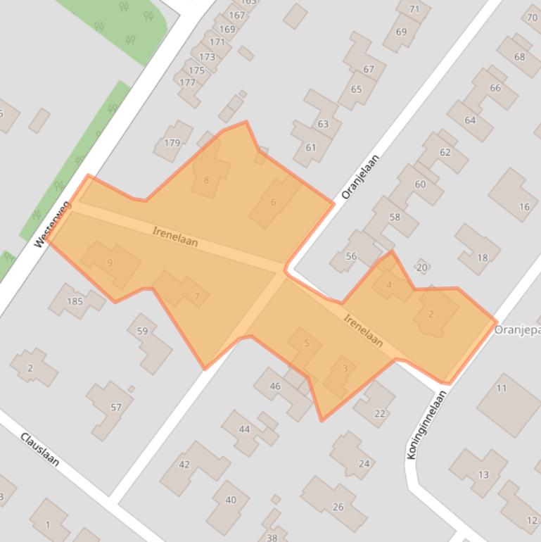 Kaart van postcodegebied 1815JZ.