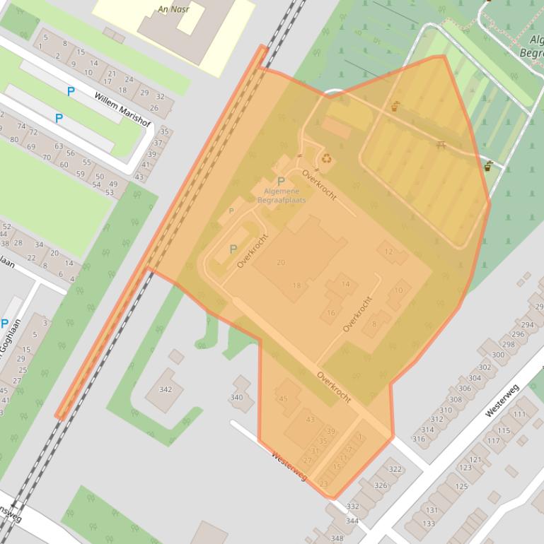 Kaart van postcodegebied 1815KX.