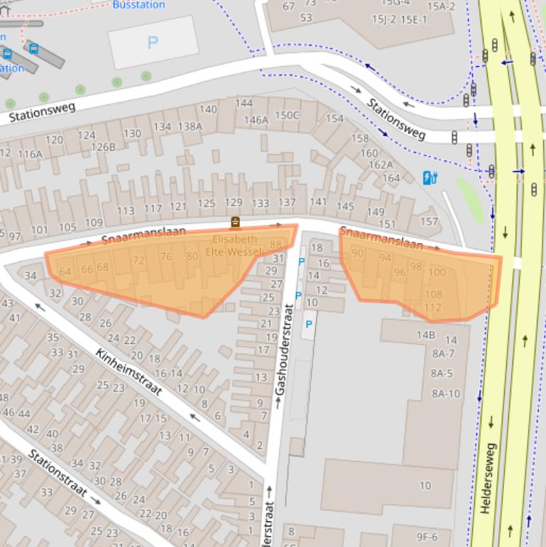 Kaart van postcodegebied 1815SK.