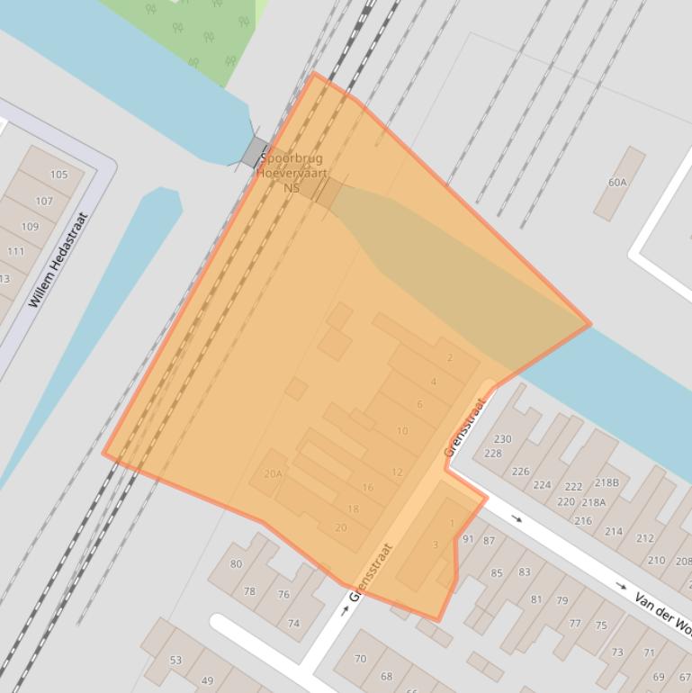 Kaart van postcodegebied 1815VX.