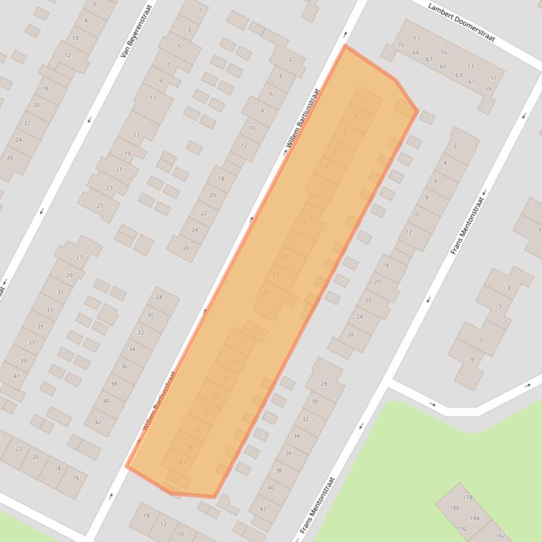 Kaart van postcodegebied 1816HC.