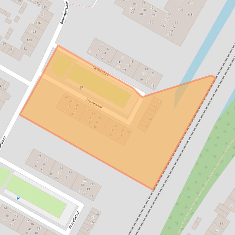Kaart van postcodegebied 1816KJ.