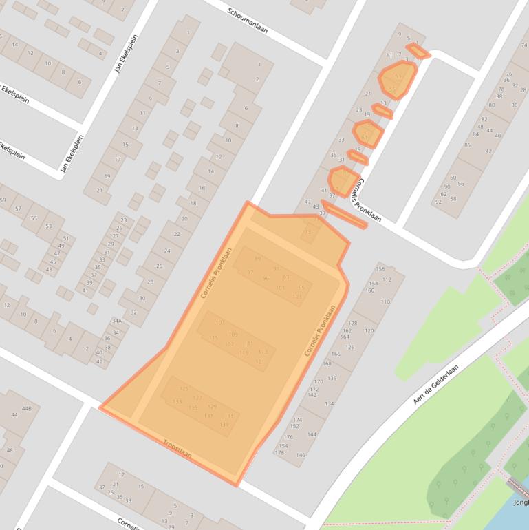 Kaart van postcodegebied 1816NL.