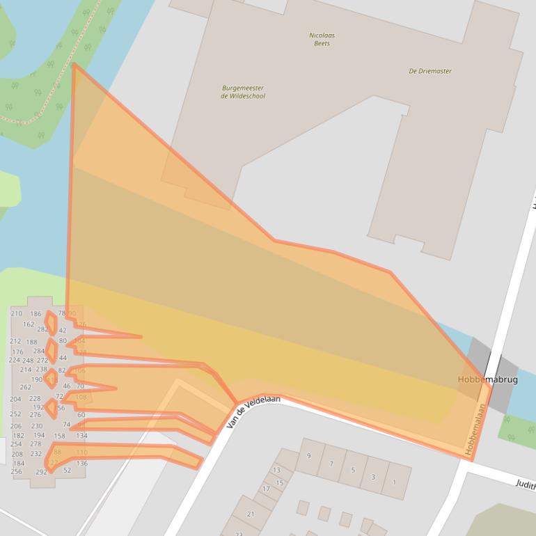 Kaart van postcodegebied 1816PG.