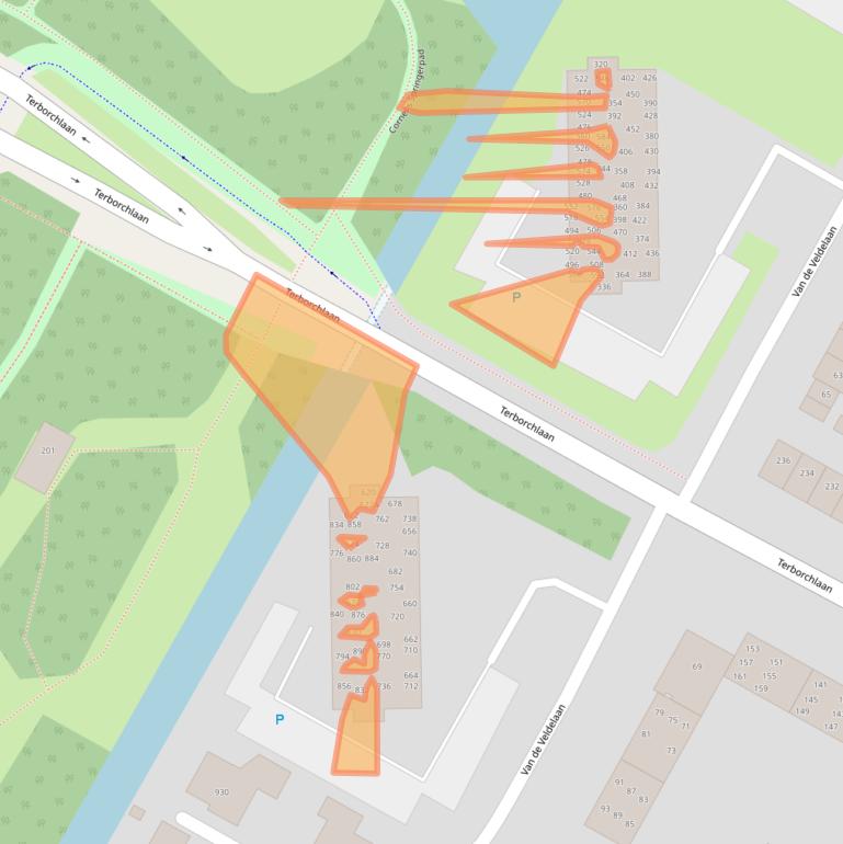Kaart van postcodegebied 1816PR.