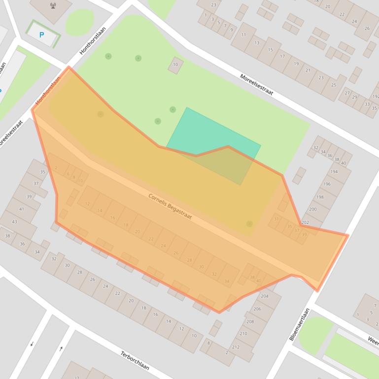 Kaart van postcodegebied 1816TT.