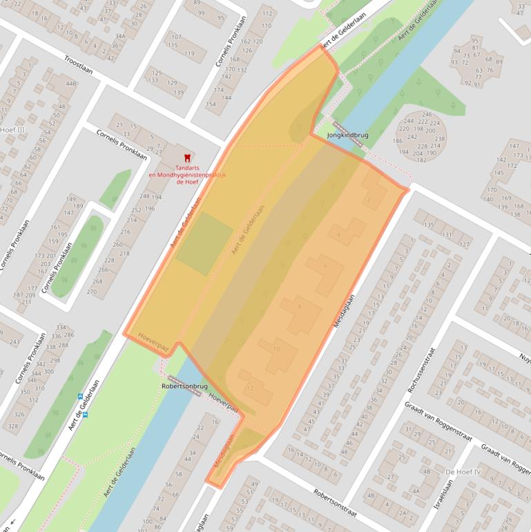 Kaart van postcodegebied 1816VC.
