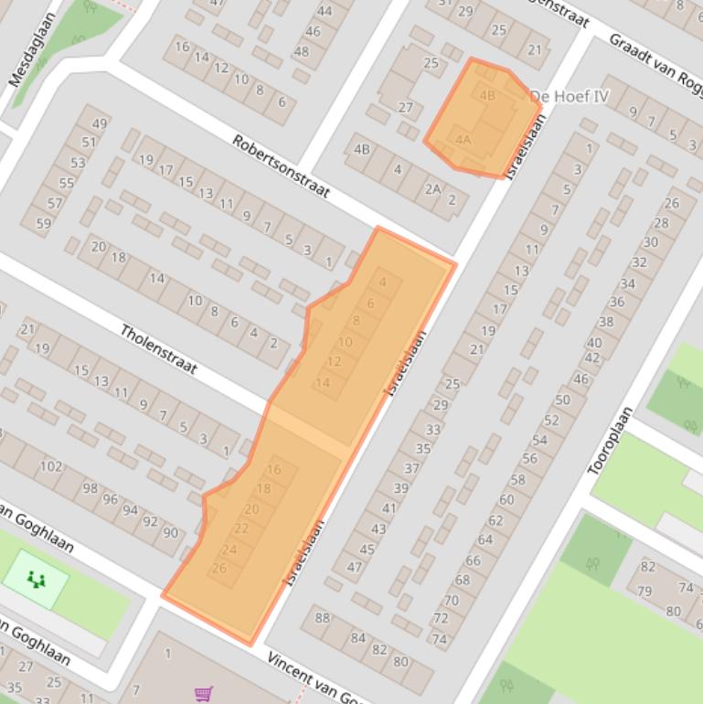 Kaart van postcodegebied 1816VL.