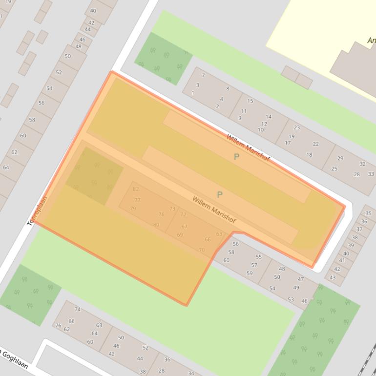 Kaart van postcodegebied 1816XL.