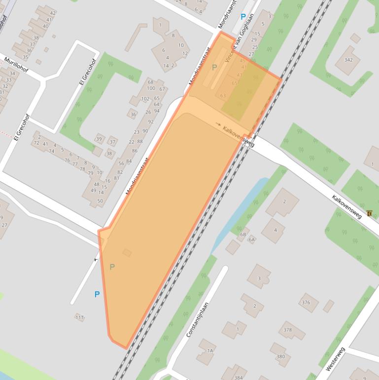Kaart van postcodegebied 1816XN.