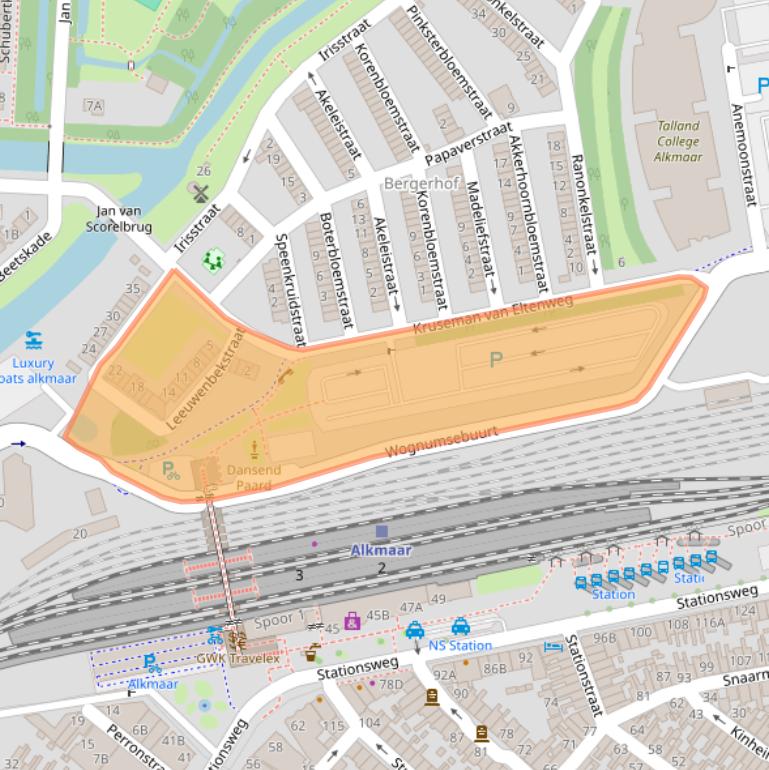 Kaart van postcodegebied 1817BD.