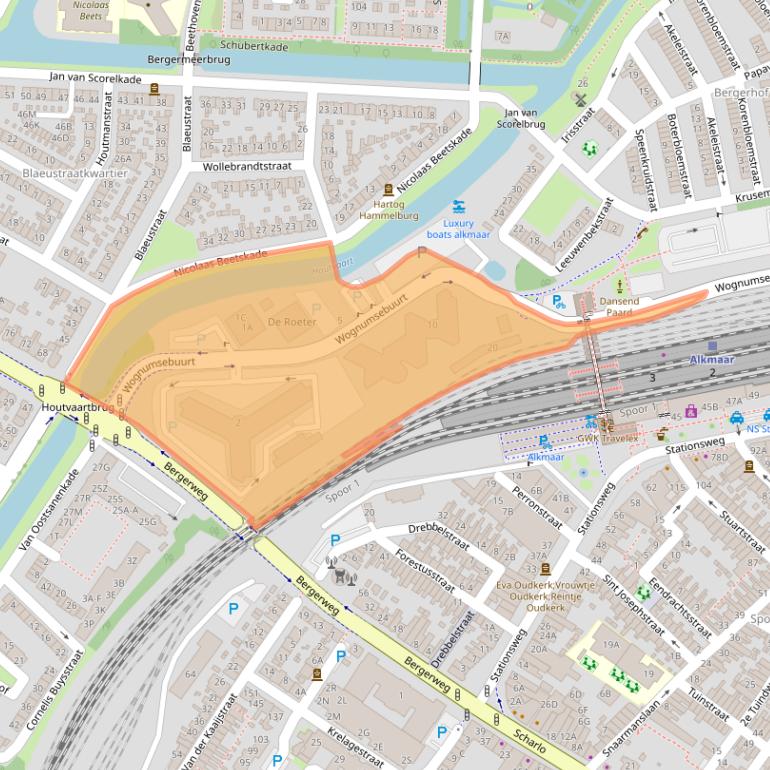 Kaart van postcodegebied 1817BH.