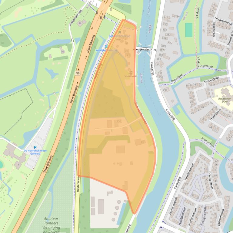 Kaart van postcodegebied 1817BJ.