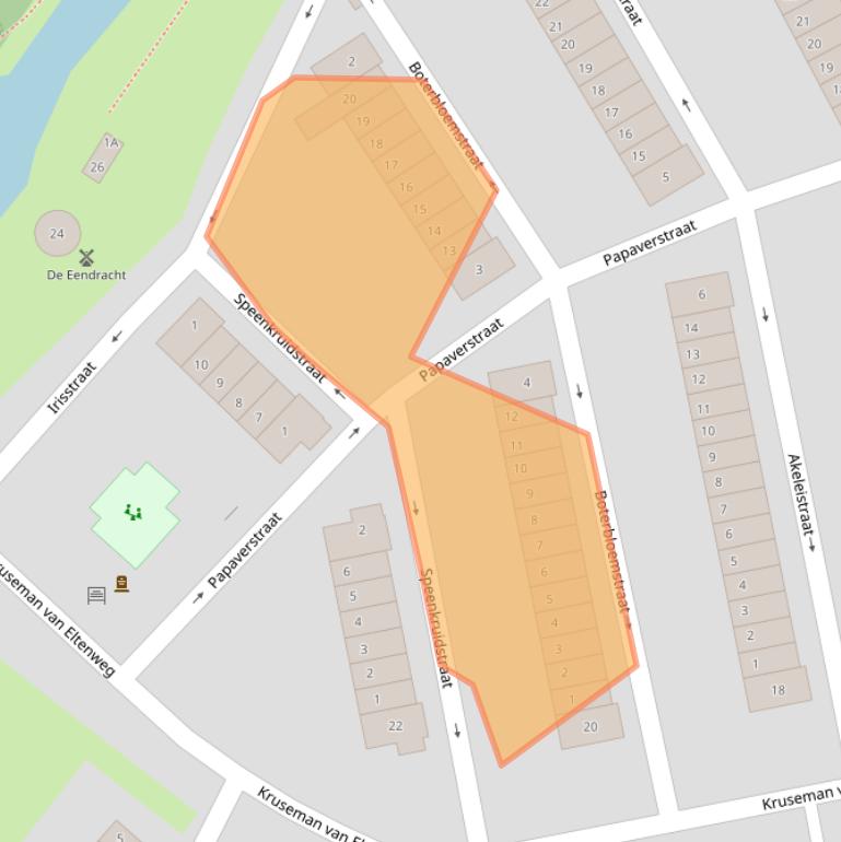 Kaart van postcodegebied 1817CM.