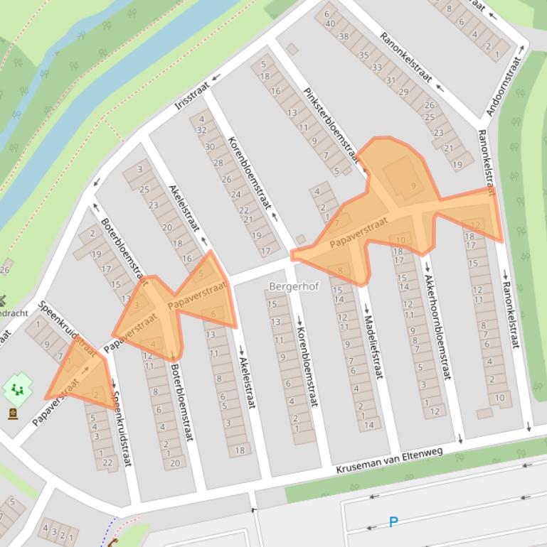 Kaart van postcodegebied 1817CP.