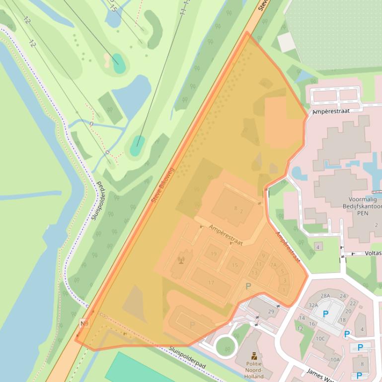 Kaart van postcodegebied 1817DE.