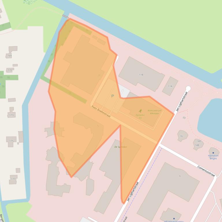 Kaart van postcodegebied 1817EZ.