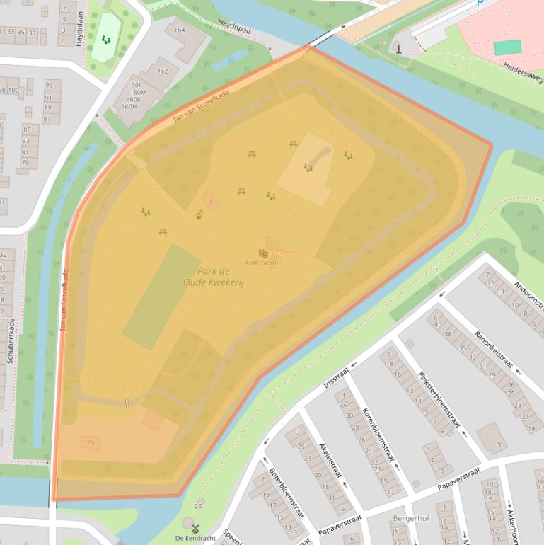 Kaart van postcodegebied 1817GE.