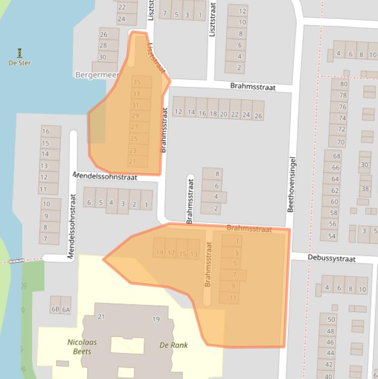 Kaart van postcodegebied 1817HD.