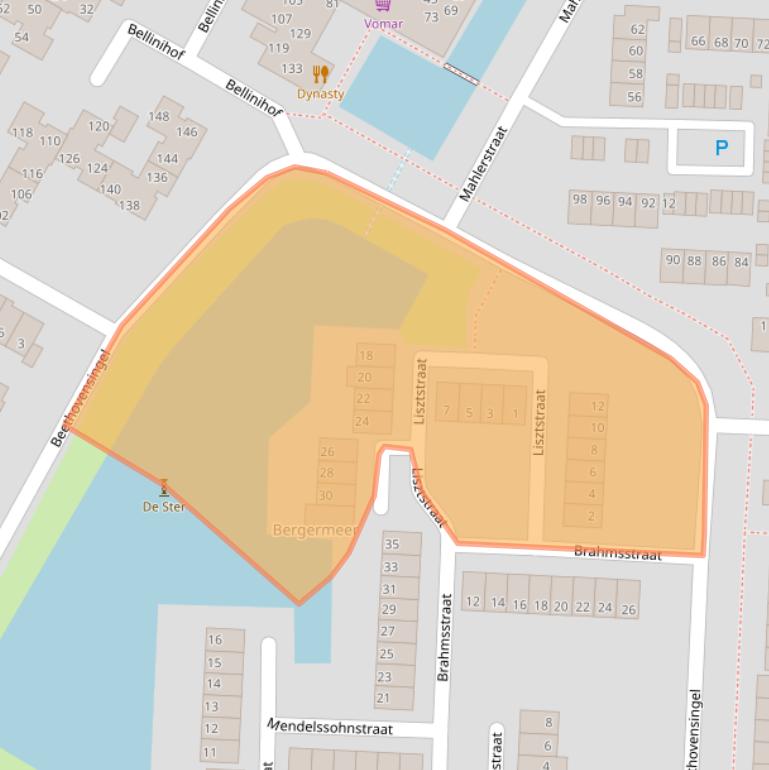 Kaart van postcodegebied 1817HH.