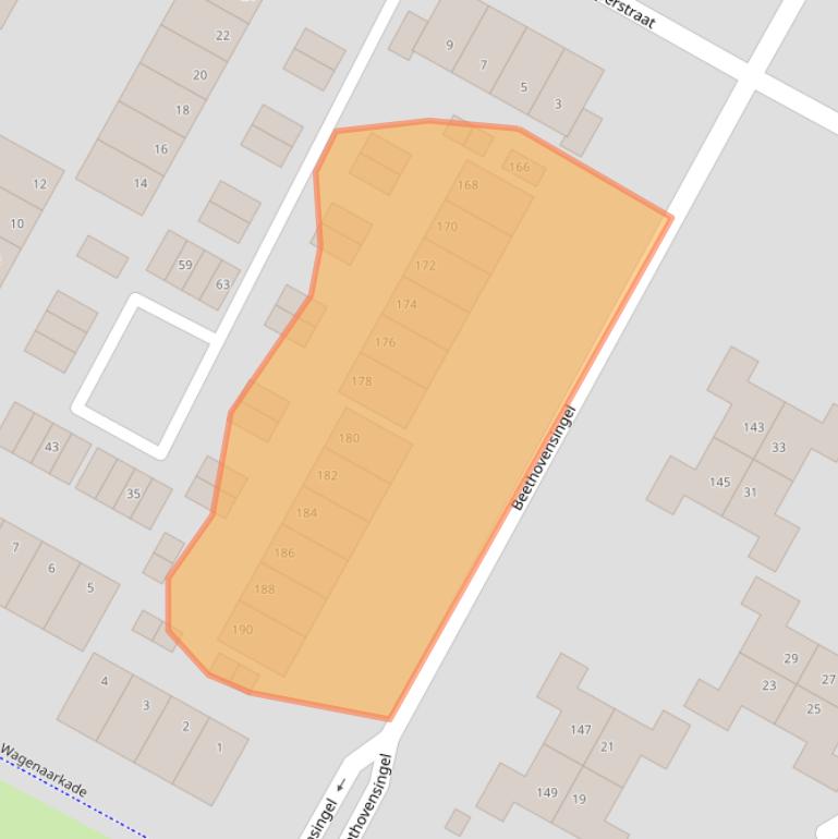 Kaart van postcodegebied 1817HP.