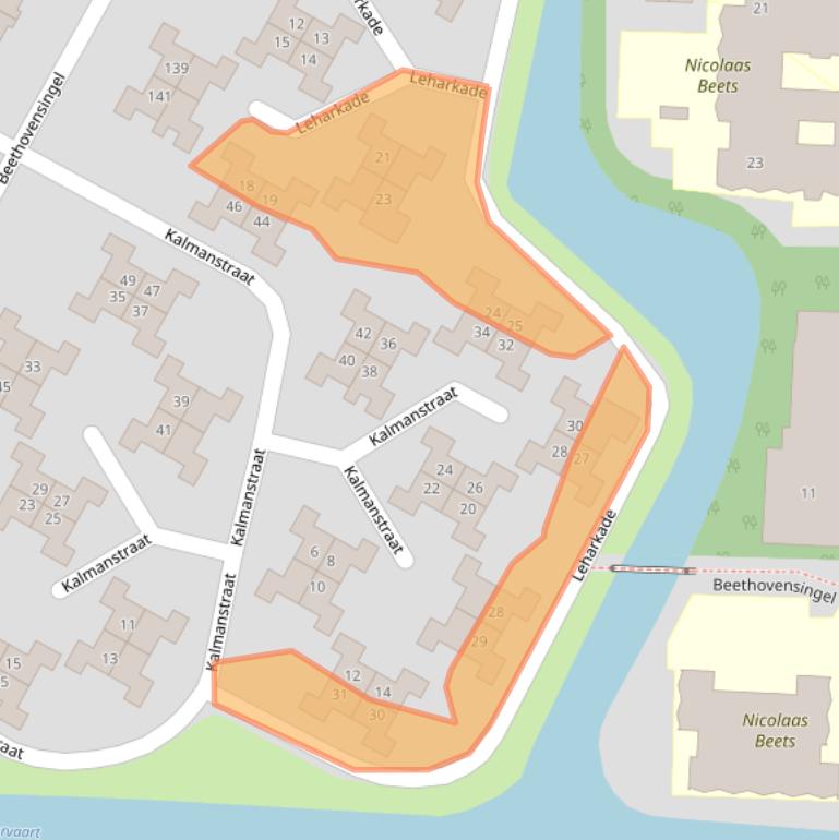 Kaart van postcodegebied 1817HT.