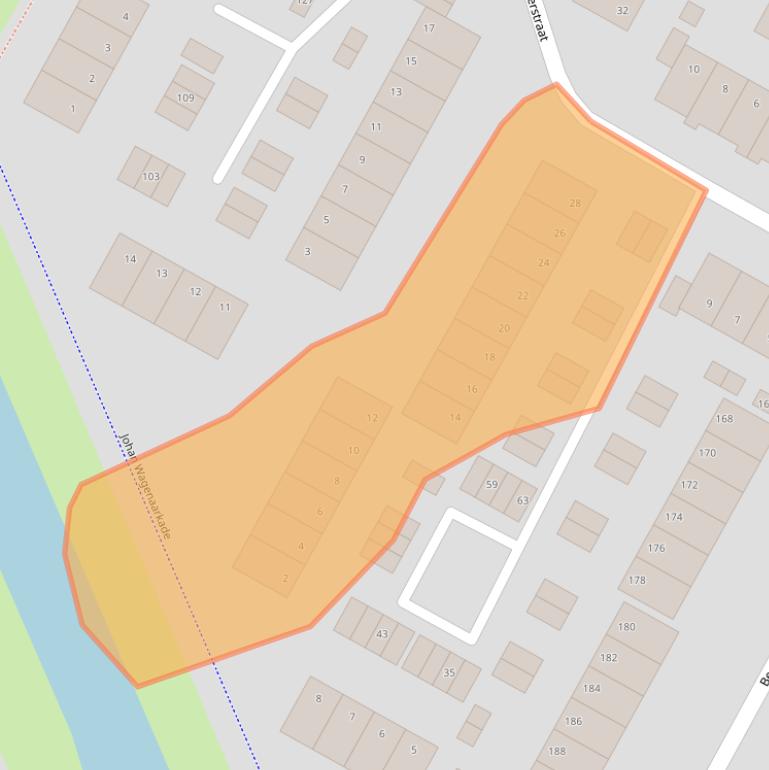 Kaart van postcodegebied 1817KE.