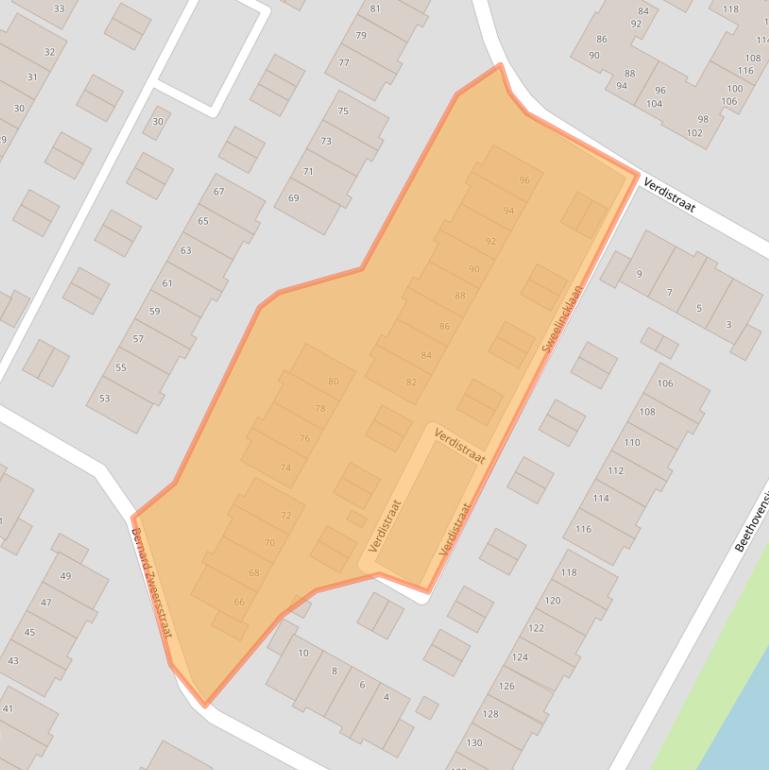 Kaart van postcodegebied 1817KH.