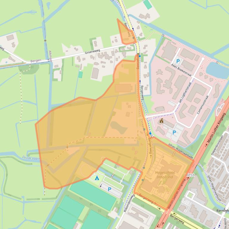 Kaart van postcodegebied 1817MN.